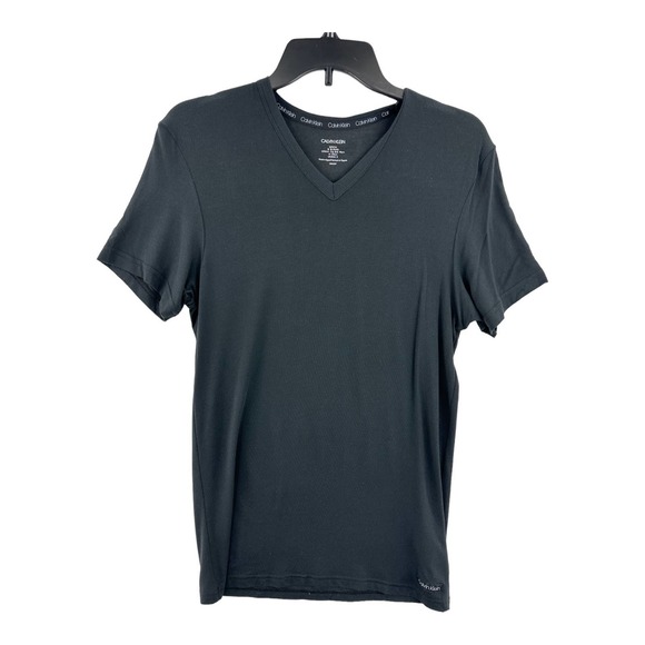 Calvin Klein Monogram Crew Neck T-Shirt Peacoat Mens Smaill - Picture 1 of 8